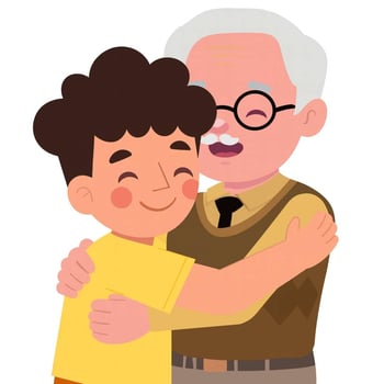 Tate and his Grandpa