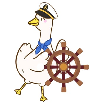 Captain Goose and His Floating Crew