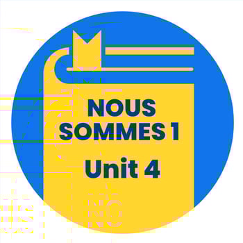 Nous sommes 1 Unit 4 Vocabulaire important