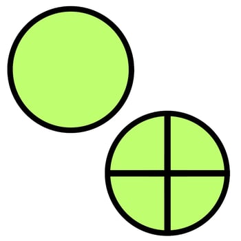 Whole and Quarter Circles