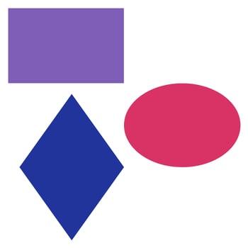 2D Shapes: Rectangles, Ovals, Diamonds