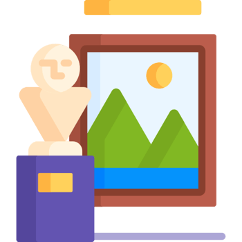 Una pieza de arte explota (Nivel A)