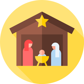 Extranjeros salvadoreños en el belén (Nivel A)