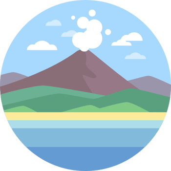 El volcán Ilamatepec