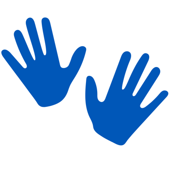 Blue Hands