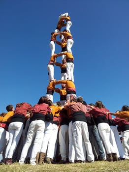 Los castells de Tarragona: La construcción de las torres