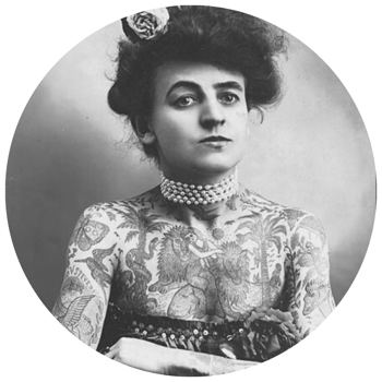 Maud Wagner, «la tatuadora» (Versión simplificada)